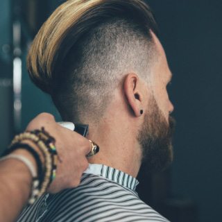 Man being groomed
